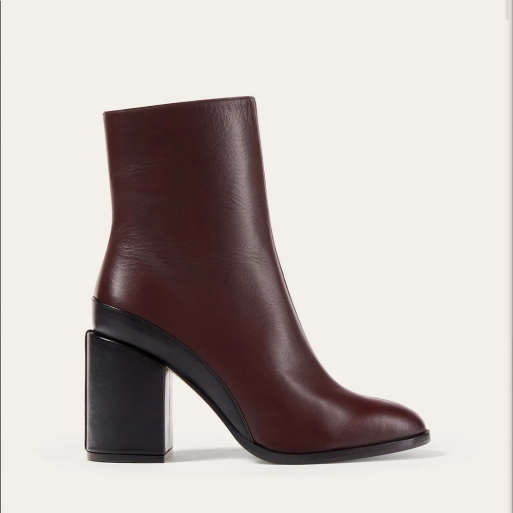Burgundy & Black Dear Frances Spirit Boots.